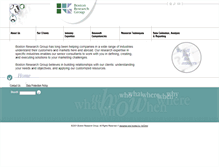 Tablet Screenshot of bostonresearchgroup.com